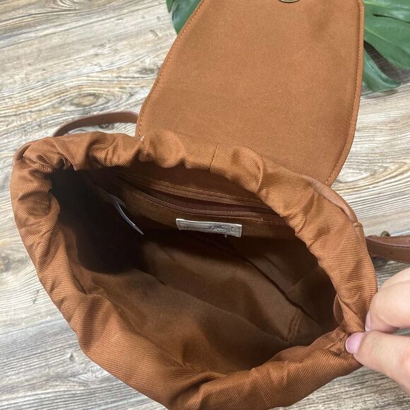 Target Universal Threads 10.5" soft flap mini backpack in cognac brown - Picture 6 of 7